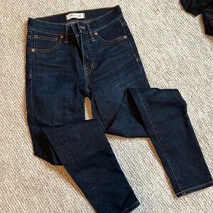 Madewell 9” high rise skinny jeans. Hardly worn